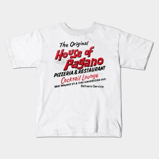 House of Pagano Pizzeria Philadelphia Kids T-Shirt